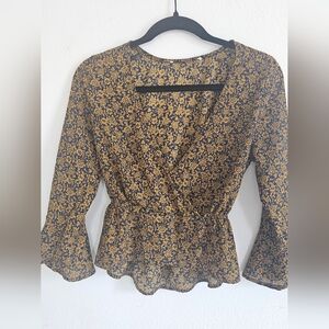 Floral Long Sleeve Blouse